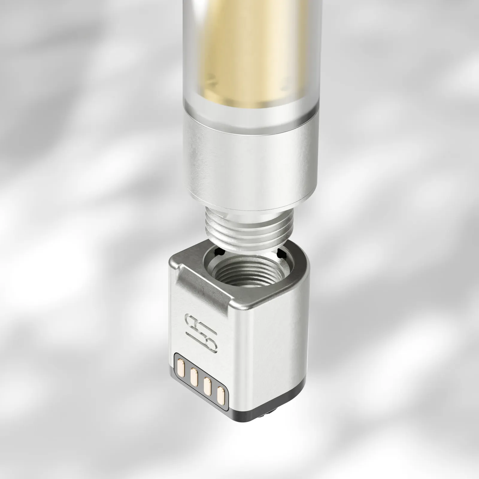 Smart 510 Adapter with a 510 cartridge threaded on